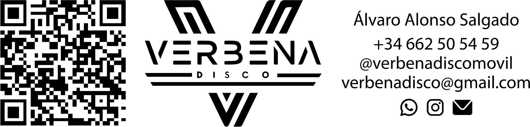 verbena discomovil logo completo